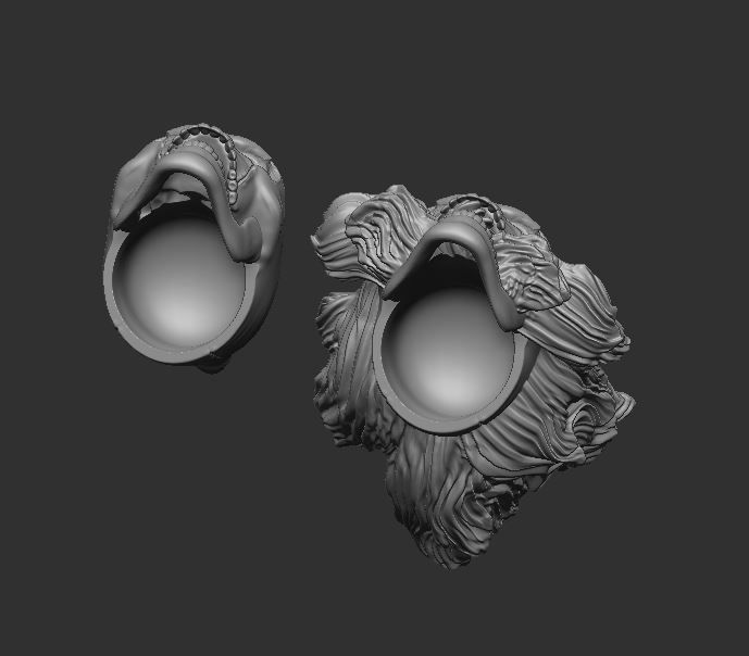 Deadpool Spirit of Vengeance Headsculpt for Action Figures 3D print model_3