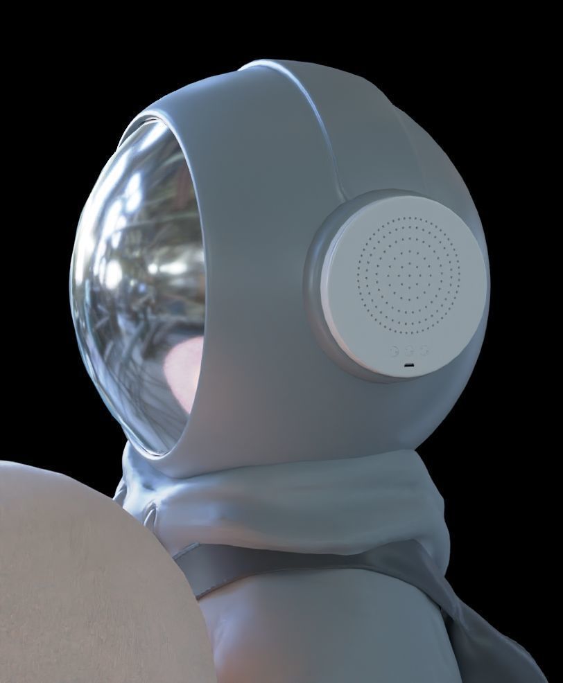 Astronaut Doll 3D model_3