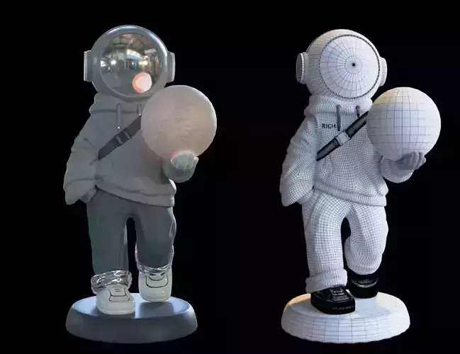 Astronaut Doll 3D model