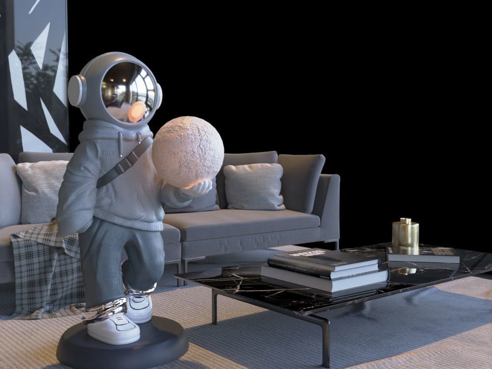 Astronaut Doll 3D model_4