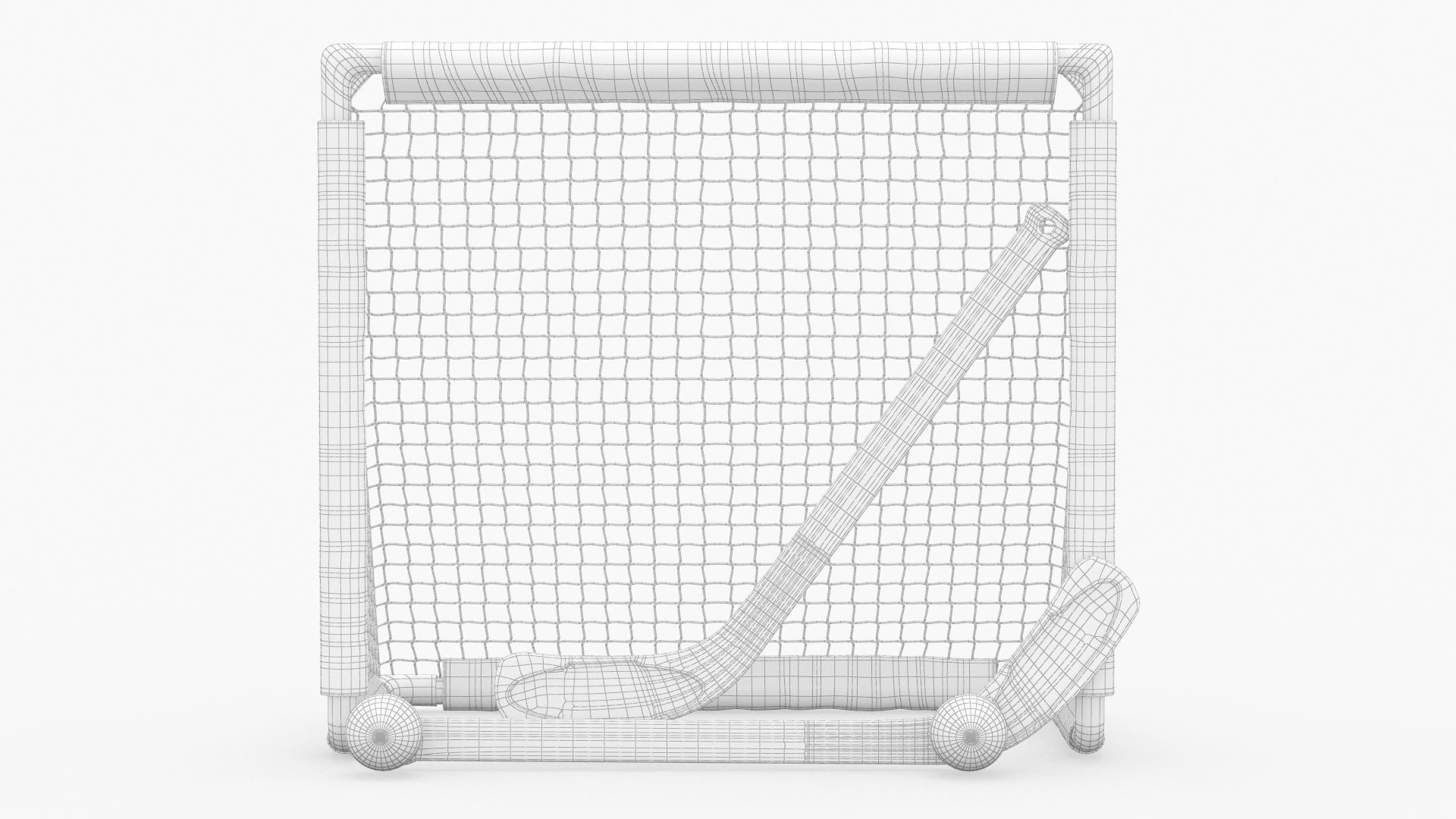 Franklin Sports NHL Kids Mini Hockey Set 3D model_6