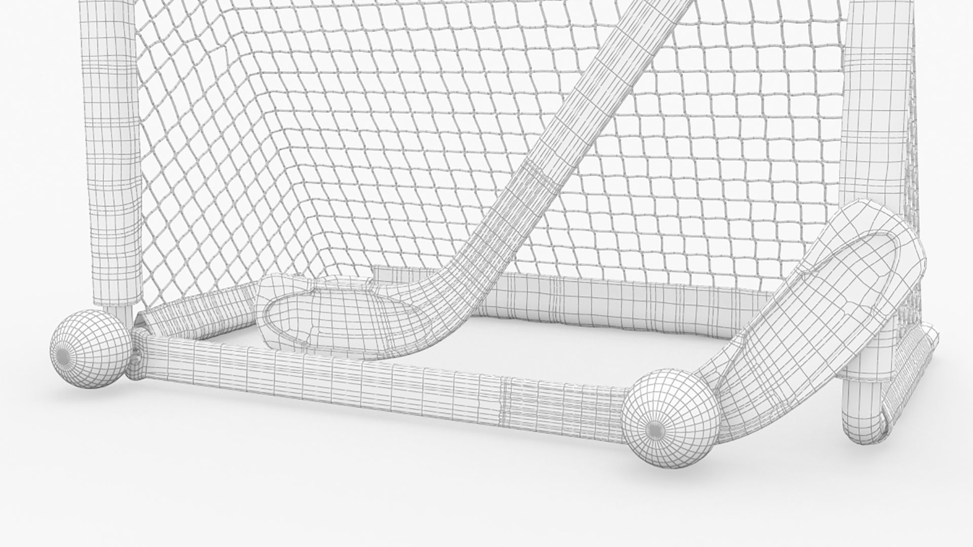Franklin Sports NHL Kids Mini Hockey Set 3D model_10