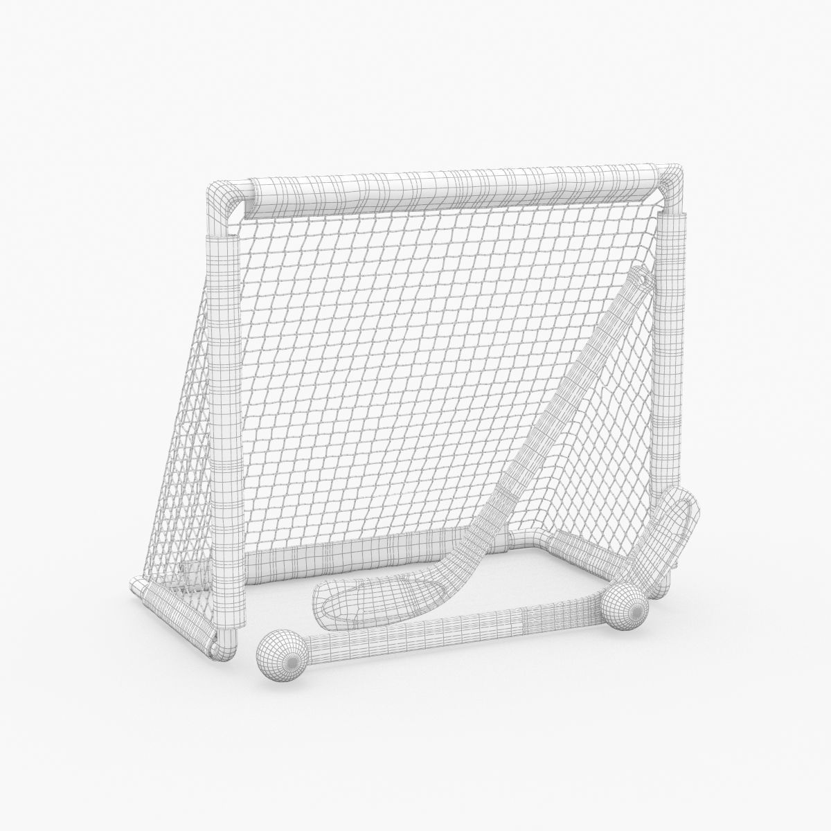 Franklin Sports NHL Kids Mini Hockey Set 3D model_16