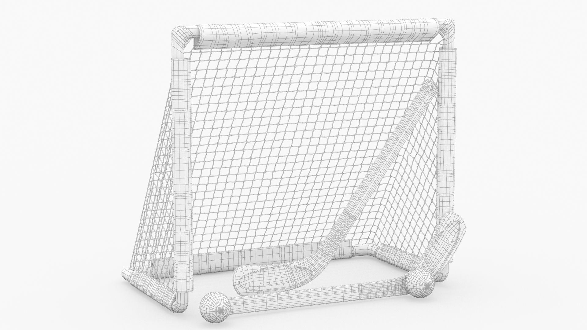 Franklin Sports NHL Kids Mini Hockey Set 3D model_2