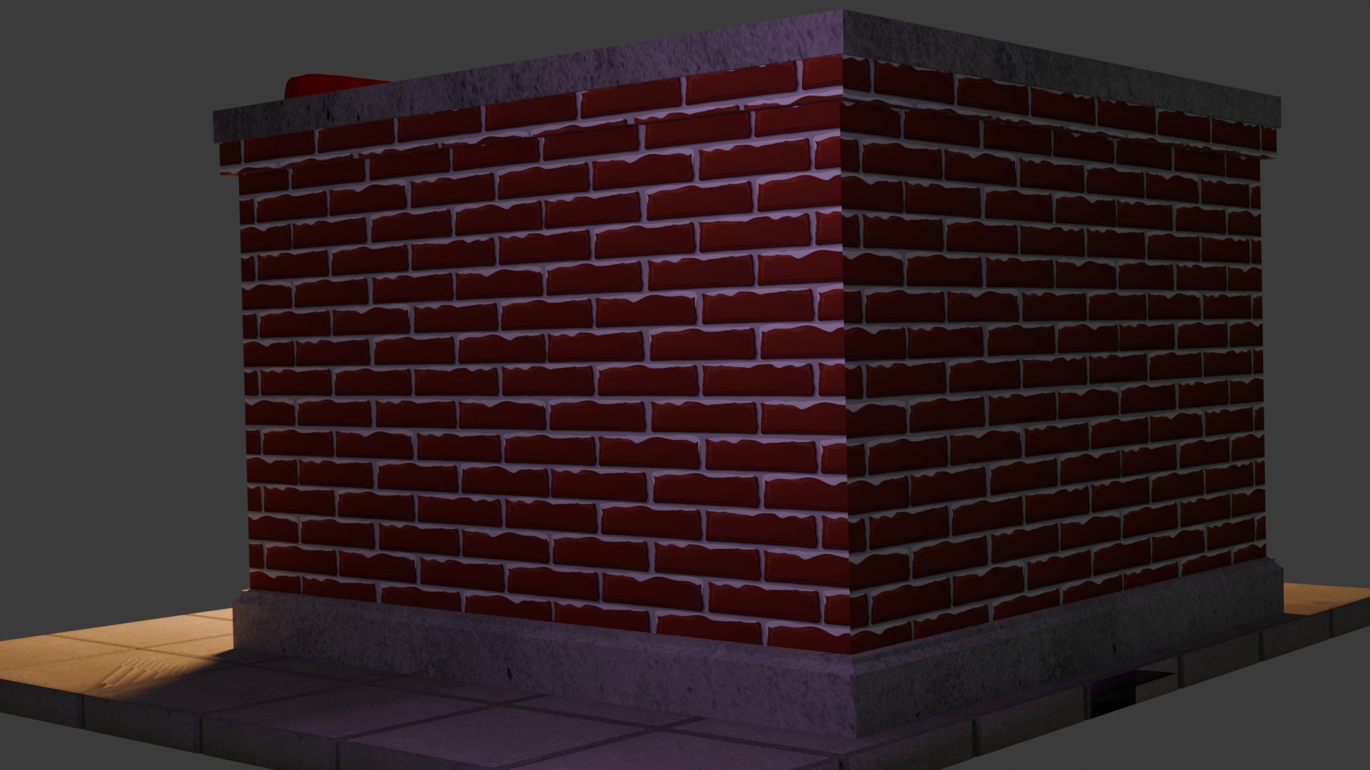 Book Store Low-poly 3D model_15