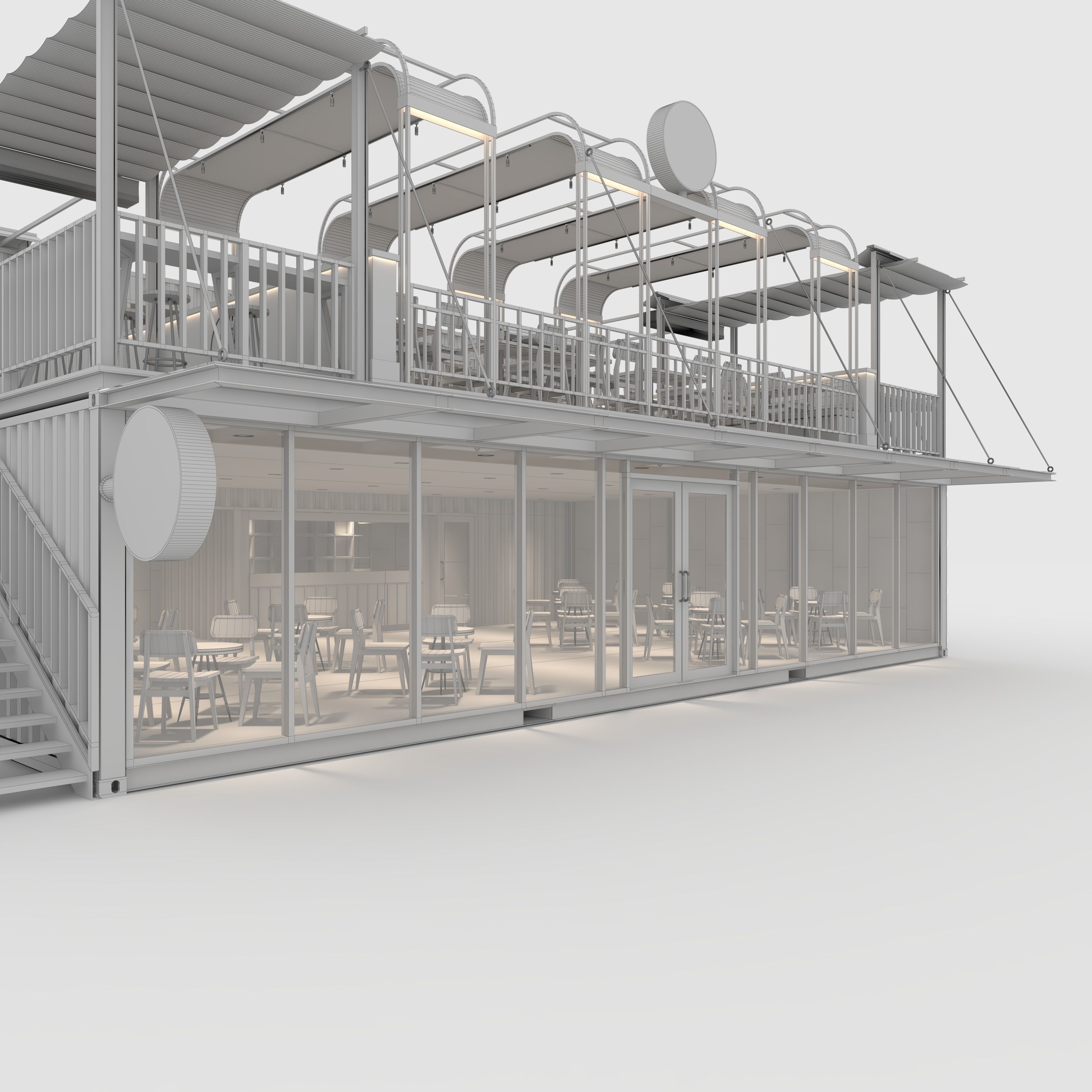 Container Cafe 16 3D model_19