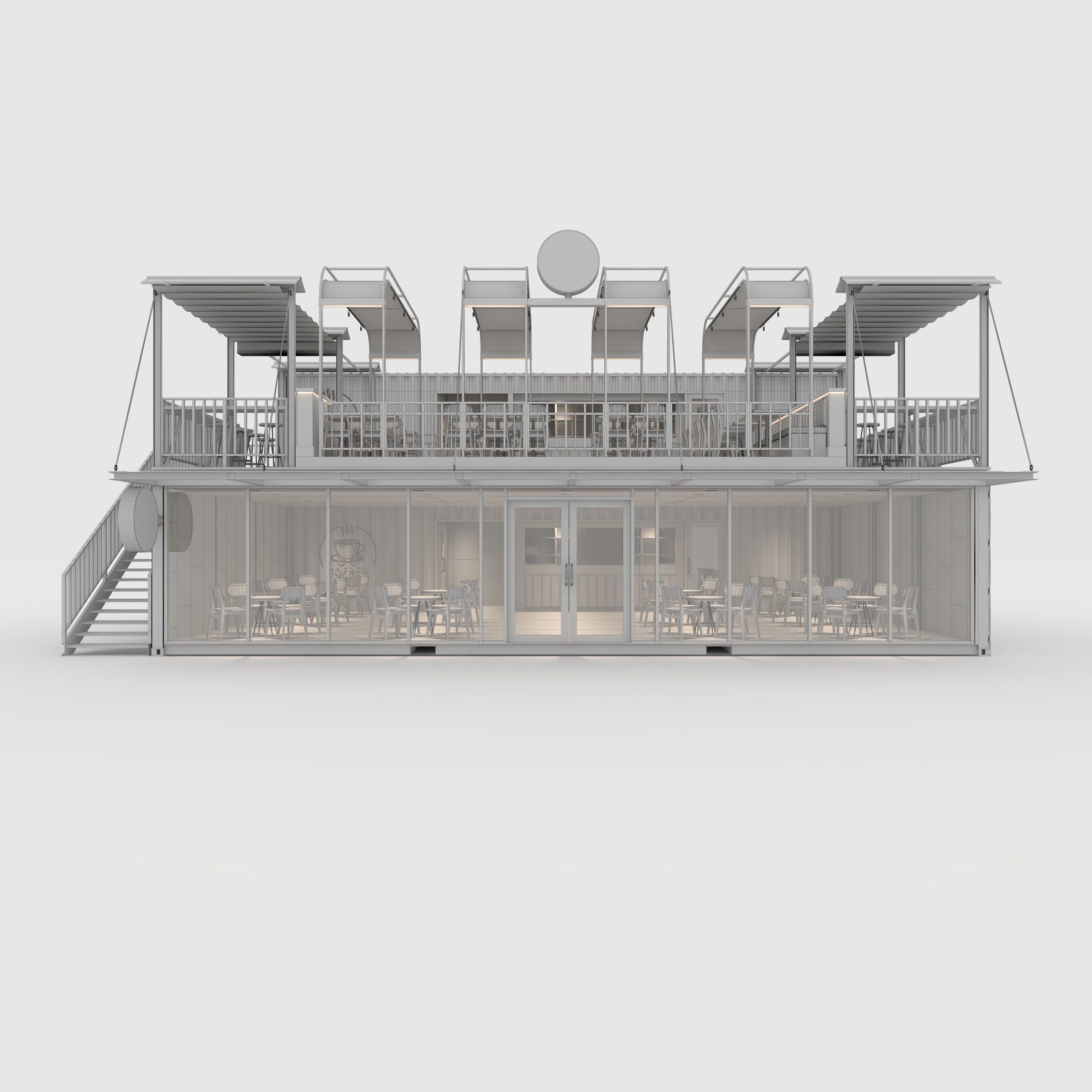 Container Cafe 16 3D model_3