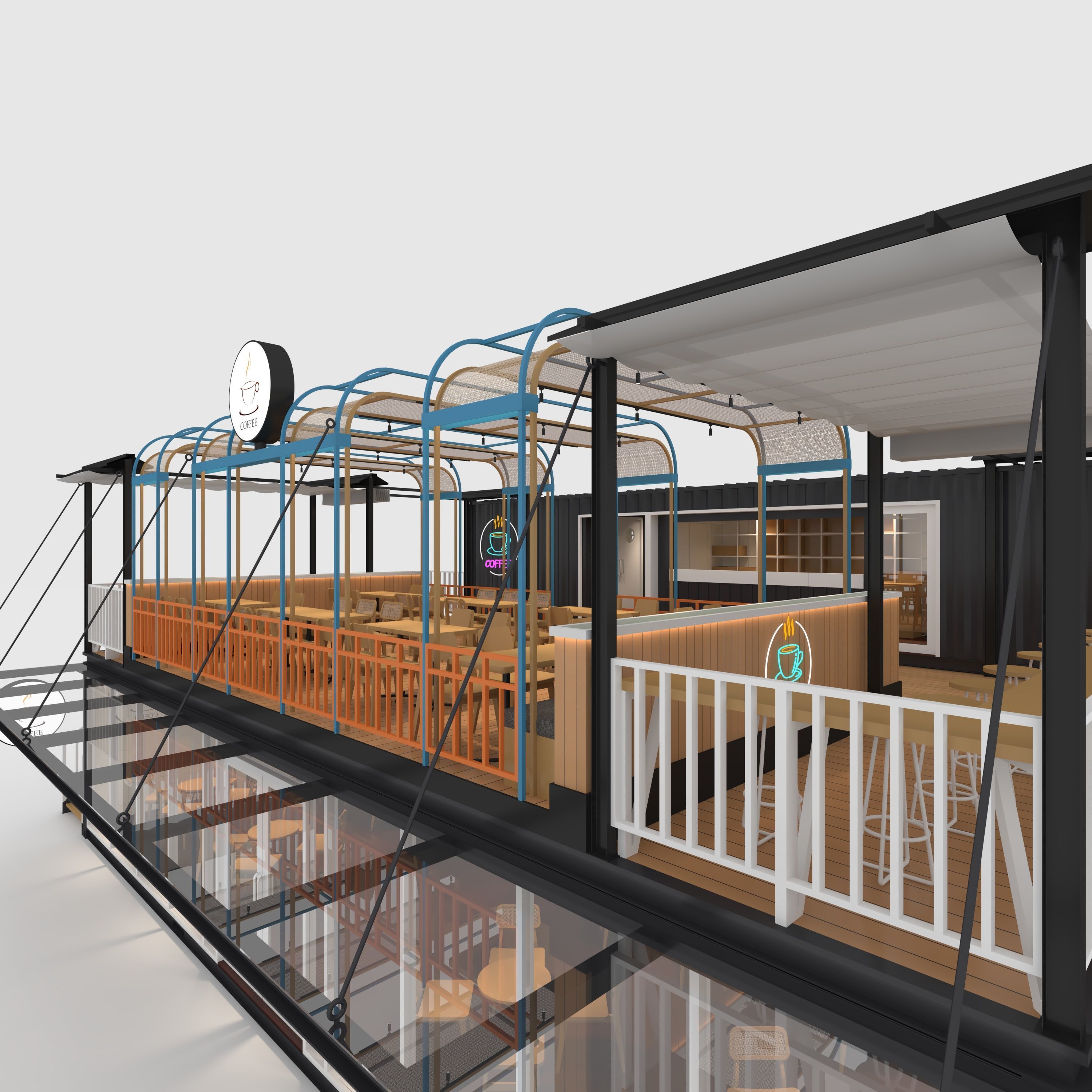 Container Cafe 16 3D model_36