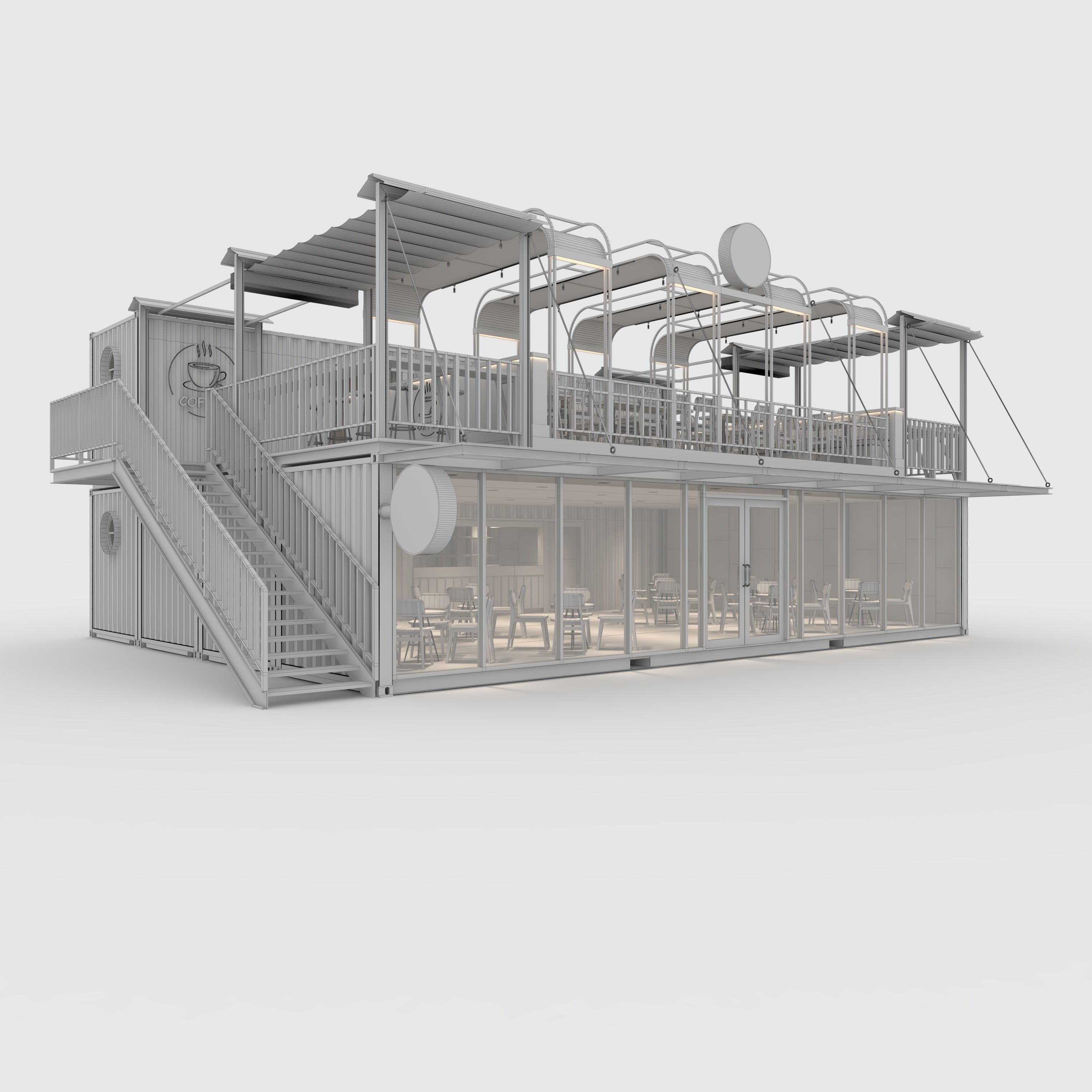 Container Cafe 16 3D model_1