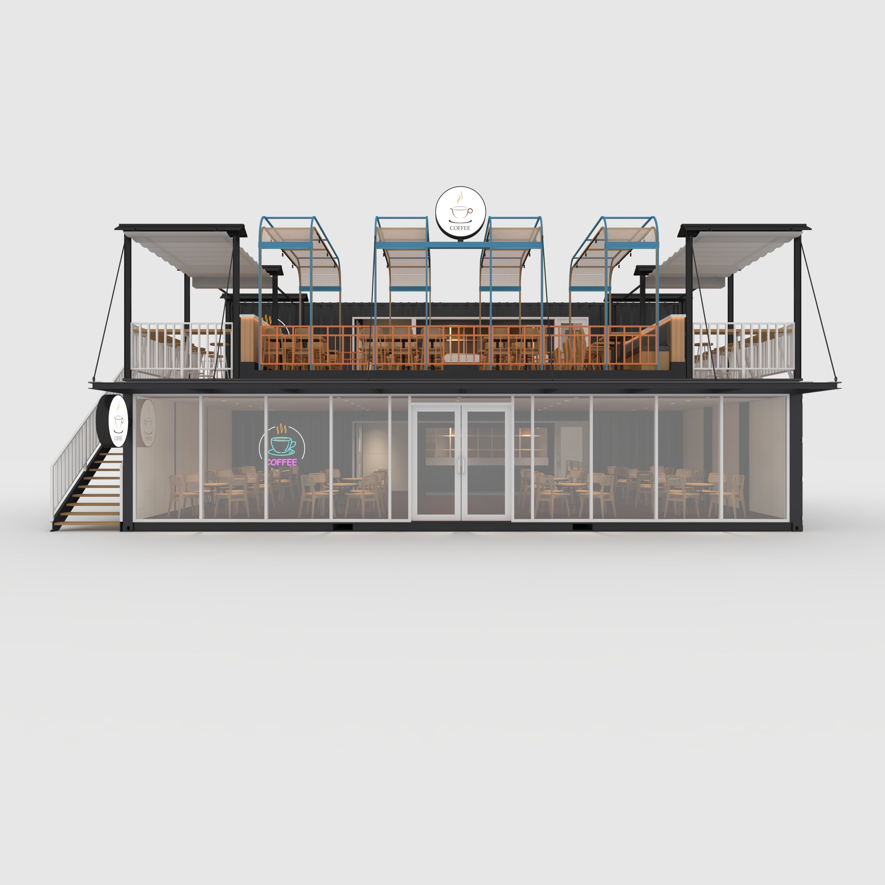 Container Cafe 16 3D model_2