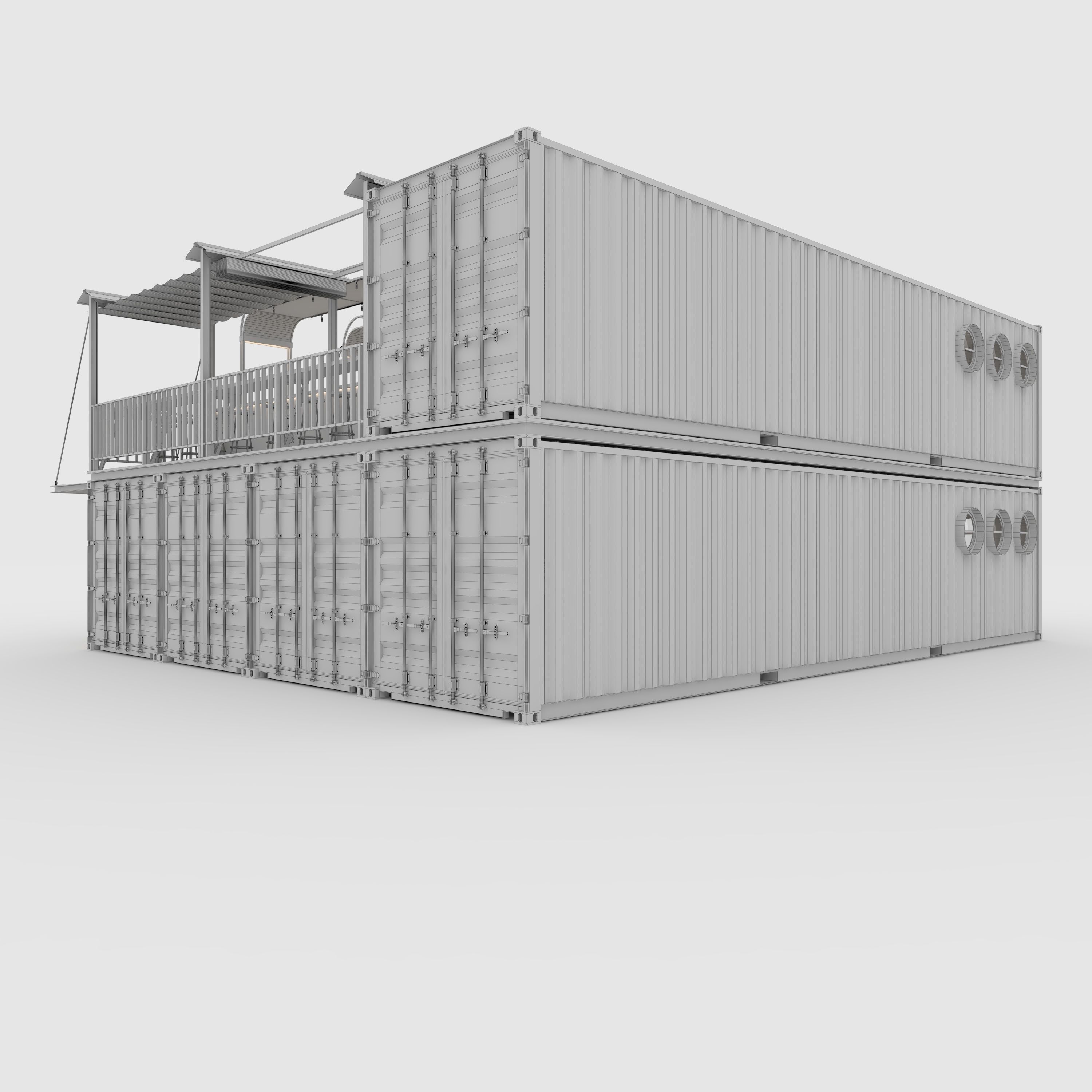 Container Cafe 16 3D model_7