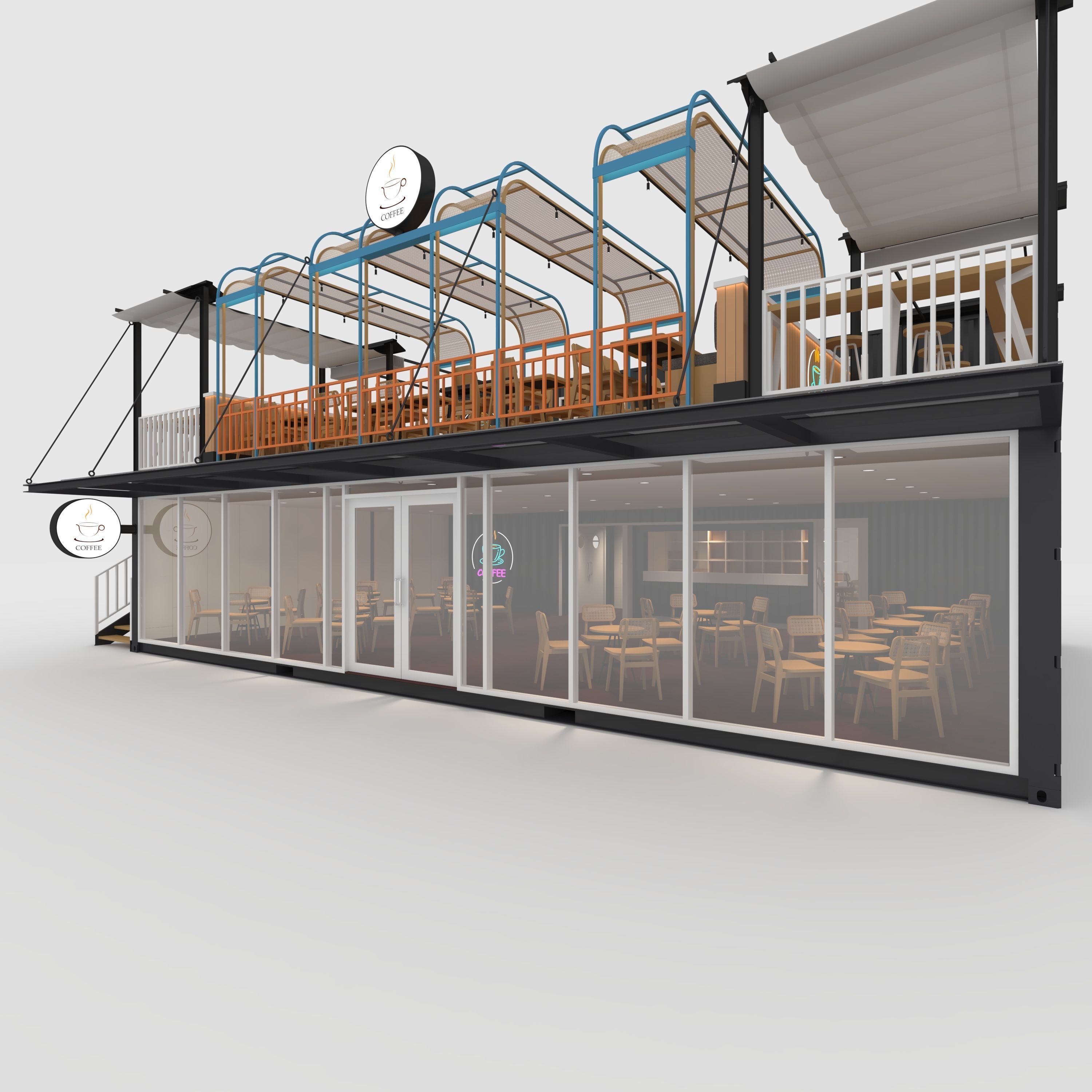 Container Cafe 16 3D model_20
