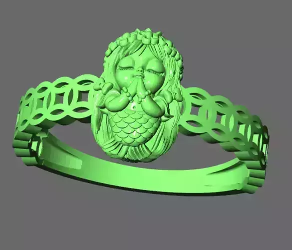 COIN RINGS LABUBU TOY CUTE N03