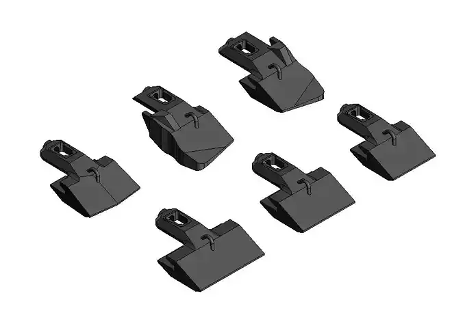 Bucket teeth Sandvik BP2 32mm 3D model