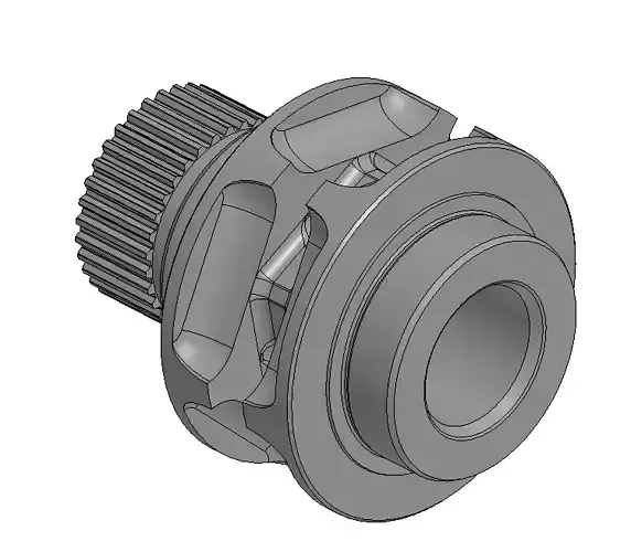 Drive star for chain Free 3D model