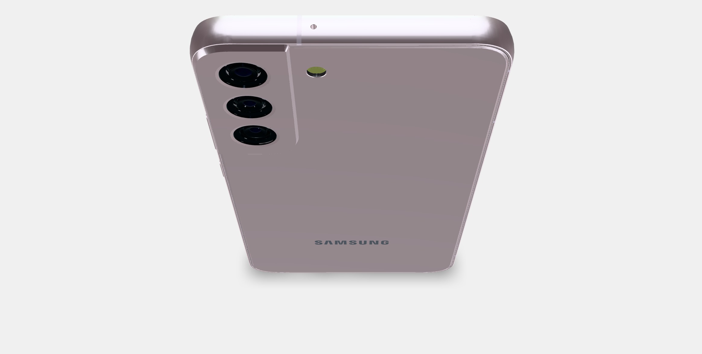 Samsung Galaxy S225 Gold Rose Gold Low-poly 3D model_4