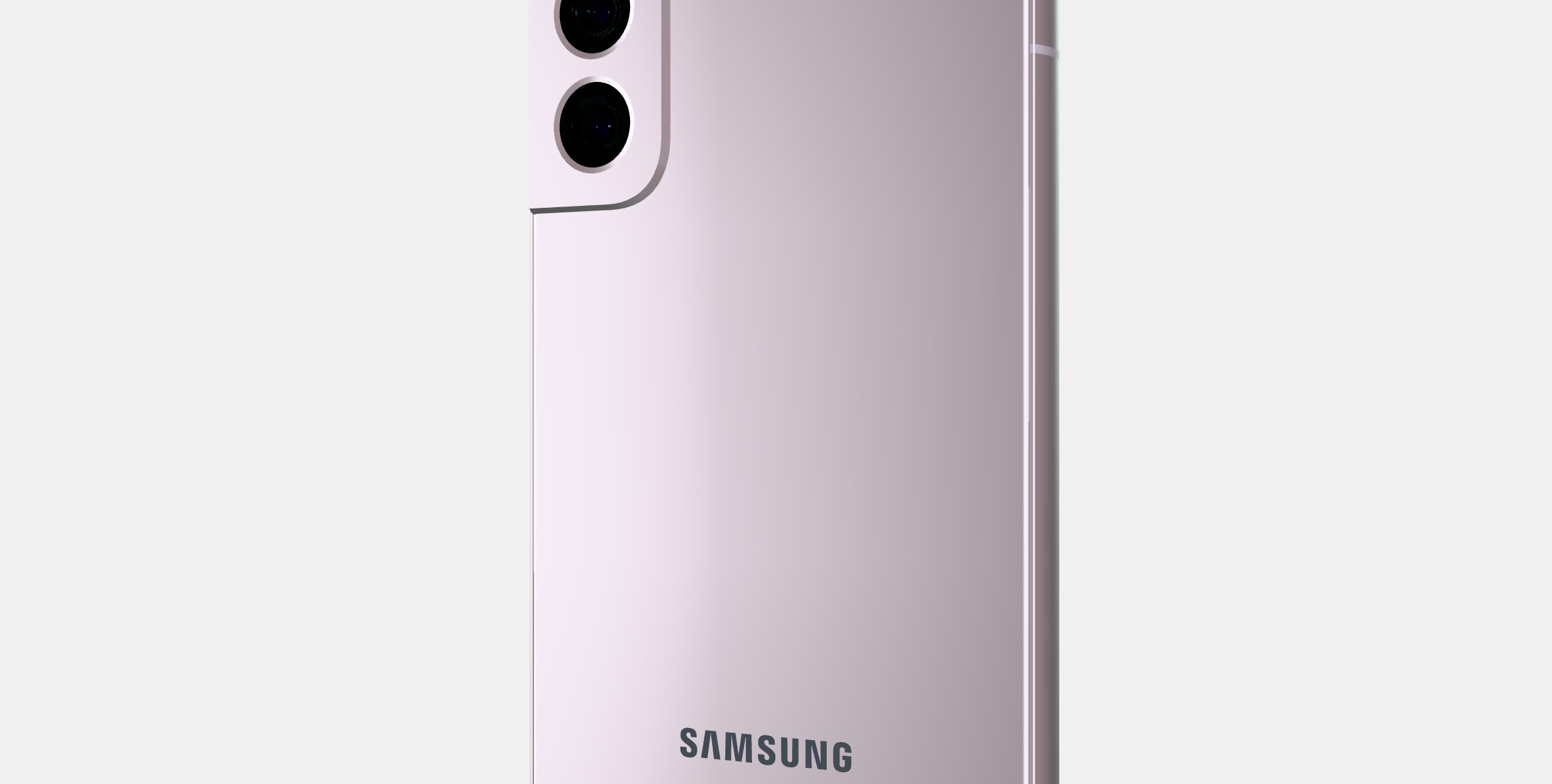 Samsung Galaxy S225 Gold Rose Gold Low-poly 3D model_6