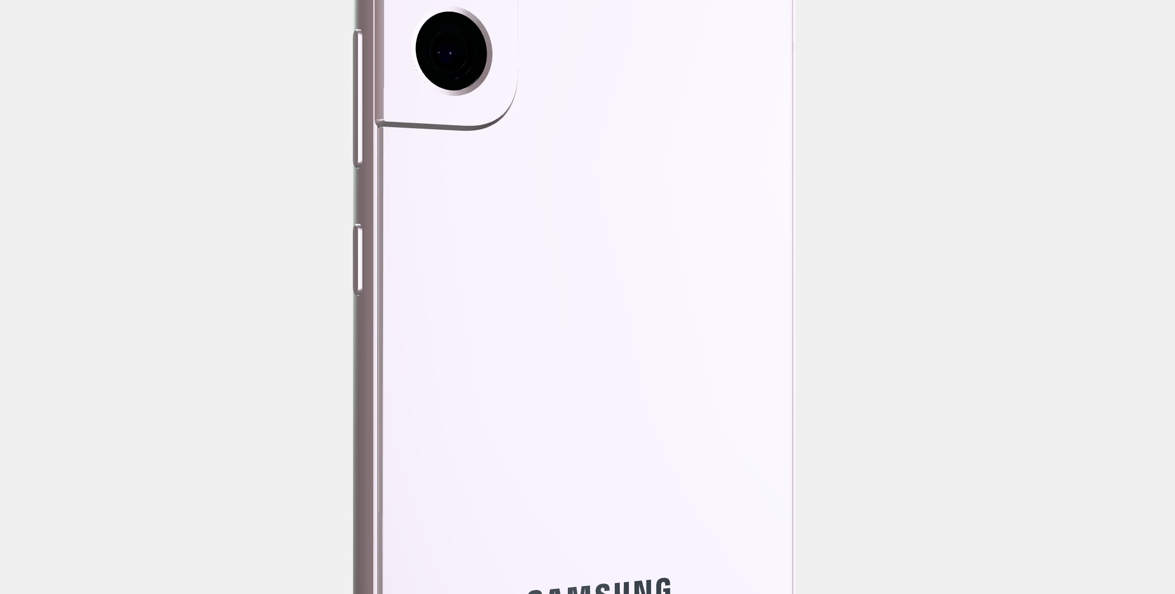 Samsung Galaxy S225 Gold Rose Gold Low-poly 3D model_2