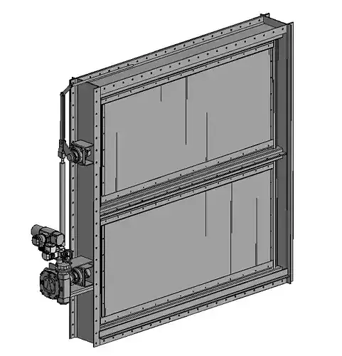 Flue gas valves 3000x3000mm