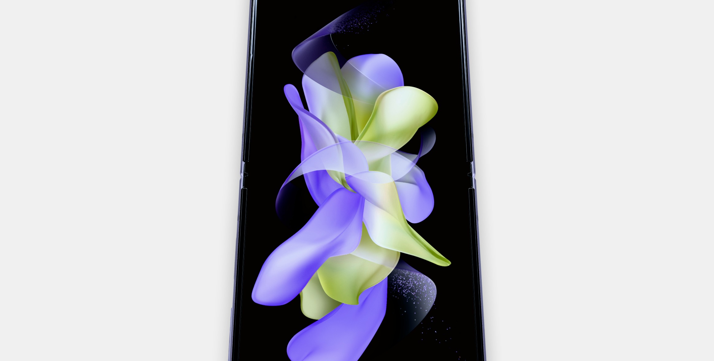 Samsung Galaxy ZFlip Lilac 1 Low-poly 3D model_3