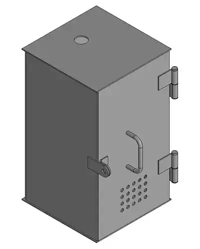 Gas collection cabinet