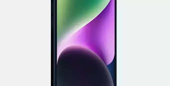 iPhone14 Plus Black 1 Low-poly 3D model