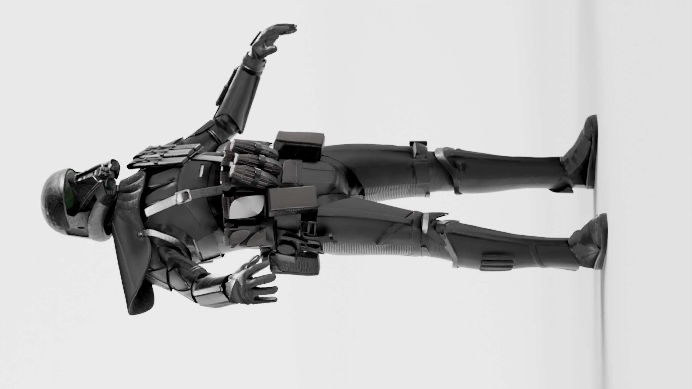 Death Trooper  Inspired from Star Wars Battlefront RIGGED 3D model_5