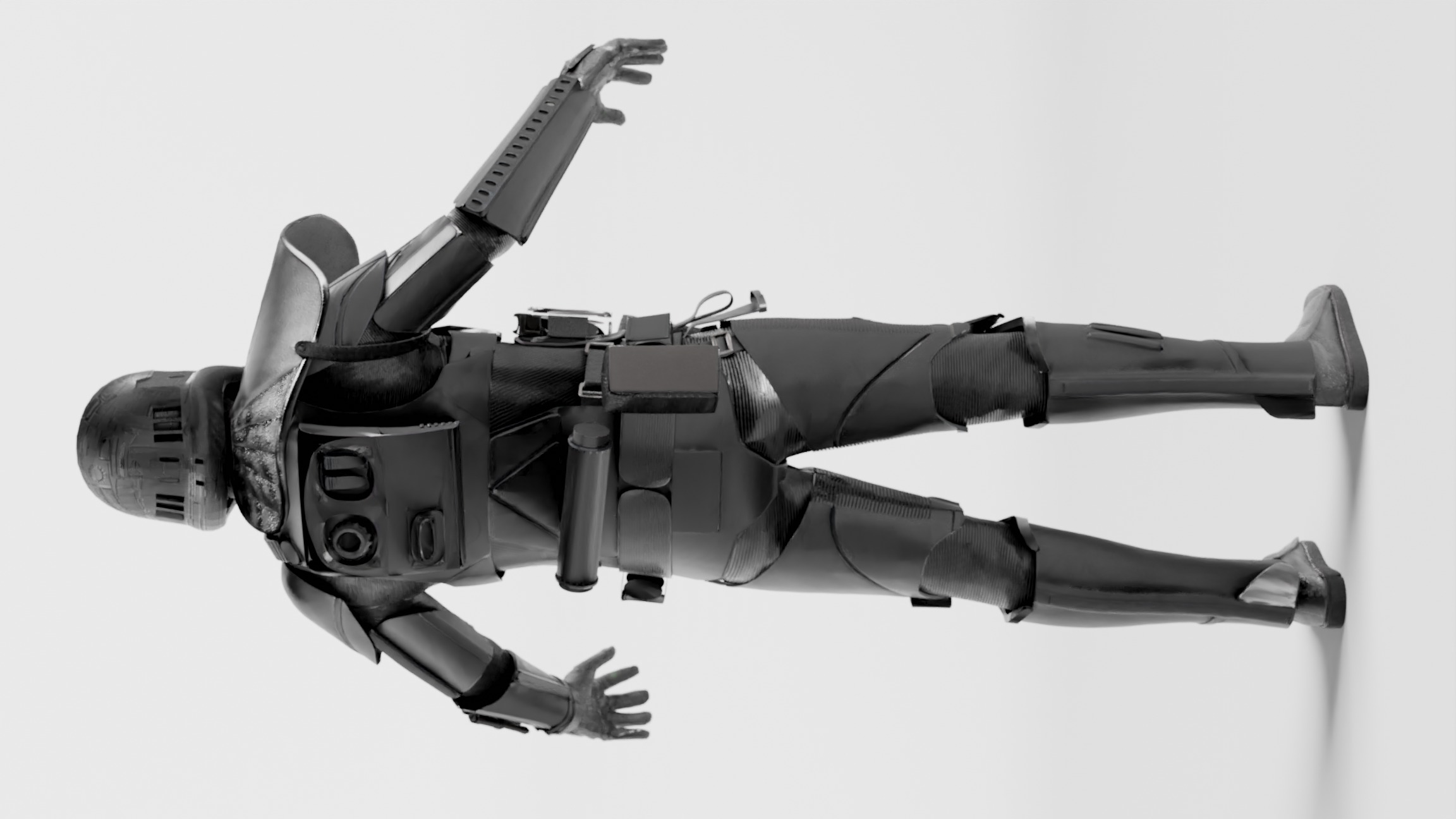 Death Trooper  Inspired from Star Wars Battlefront RIGGED 3D model_6