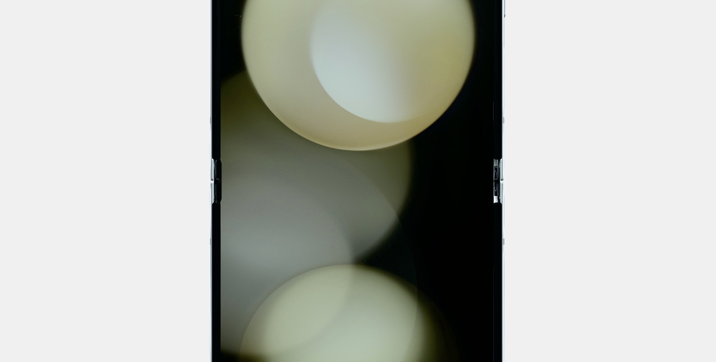 Samsung Galaxy ZFlip Cream Low-poly 3D model_11