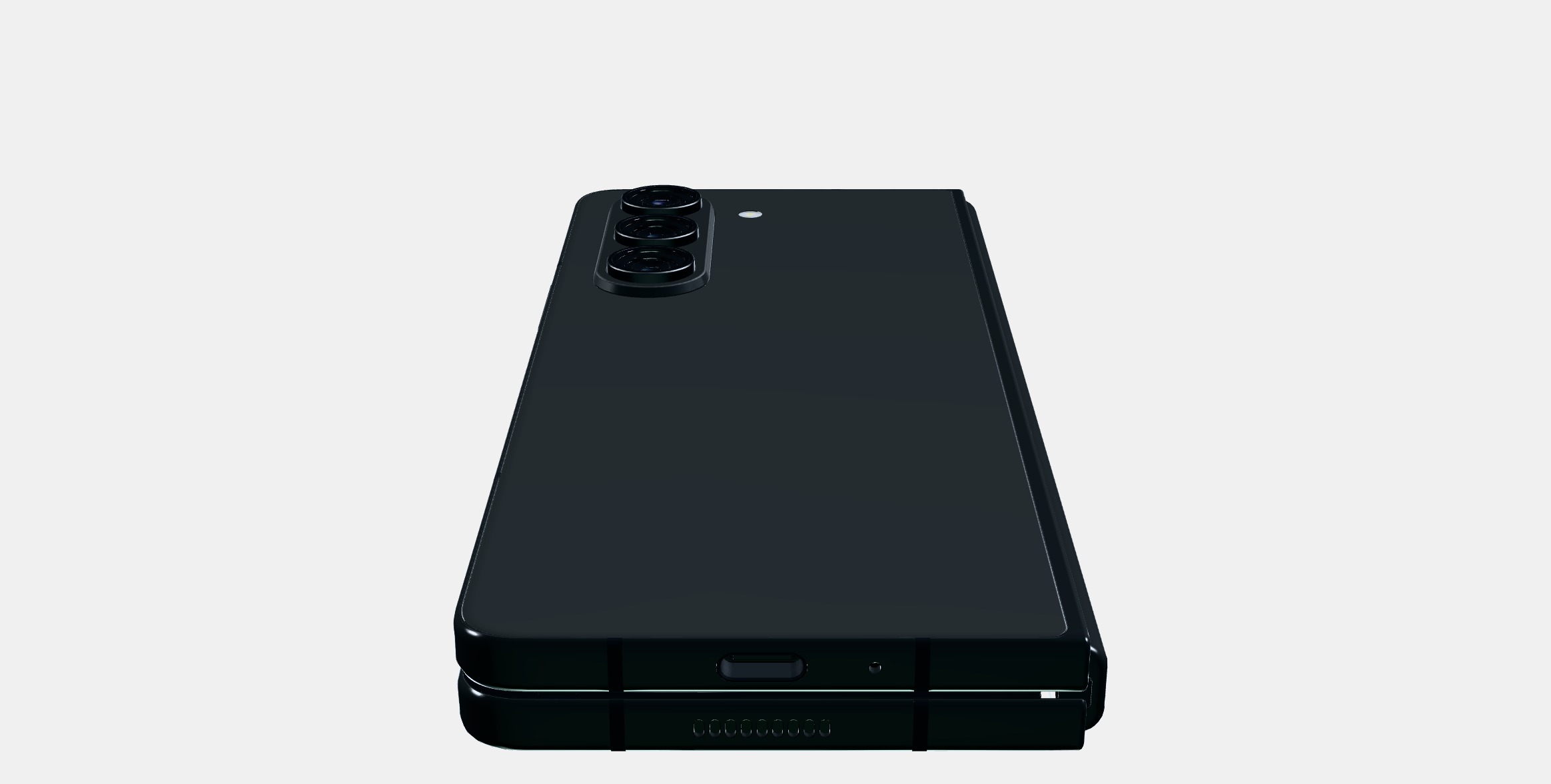 Samsung Galaxy ZFold Fantom Black 1 Low-poly 3D model_8
