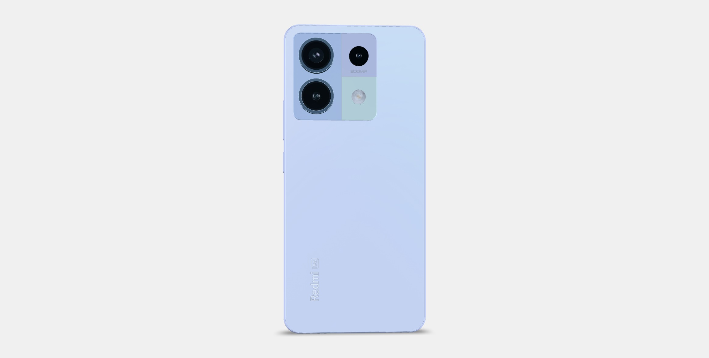 Xiaomi Redmi Note13 Pro5G Aurora Purple Low-poly 3D model_14