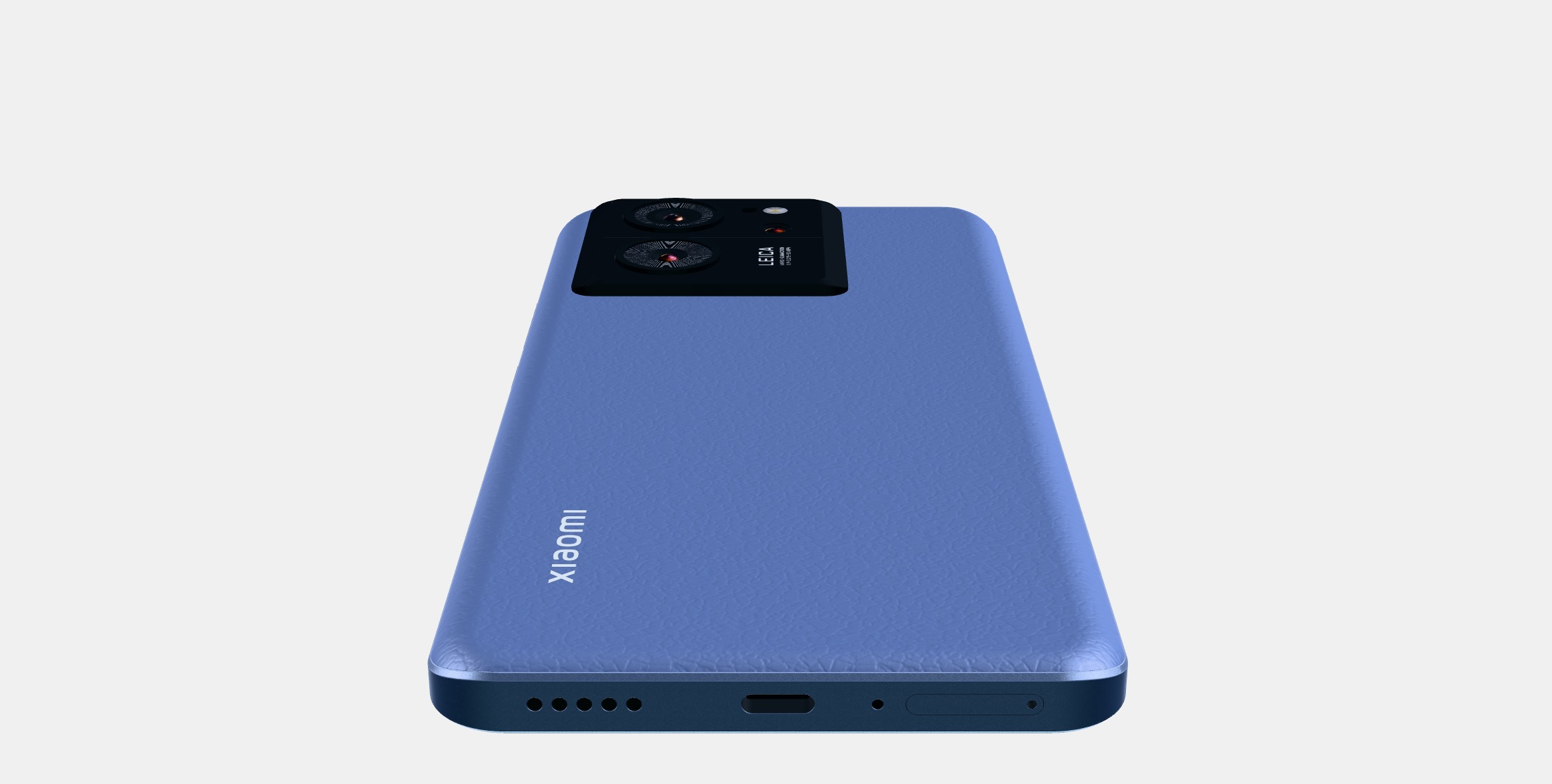 Xiaomi 13T AlpineBlue Low-poly 3D model_7