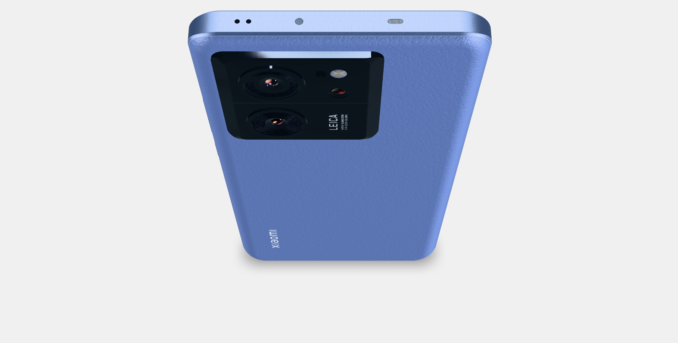 Xiaomi 13T AlpineBlue Low-poly 3D model_8