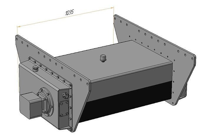 Pan Feeder Vibrator for screen 3D model