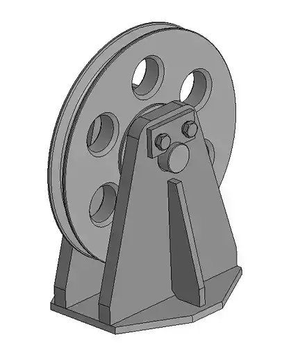 Rope Pulley 284x12mm