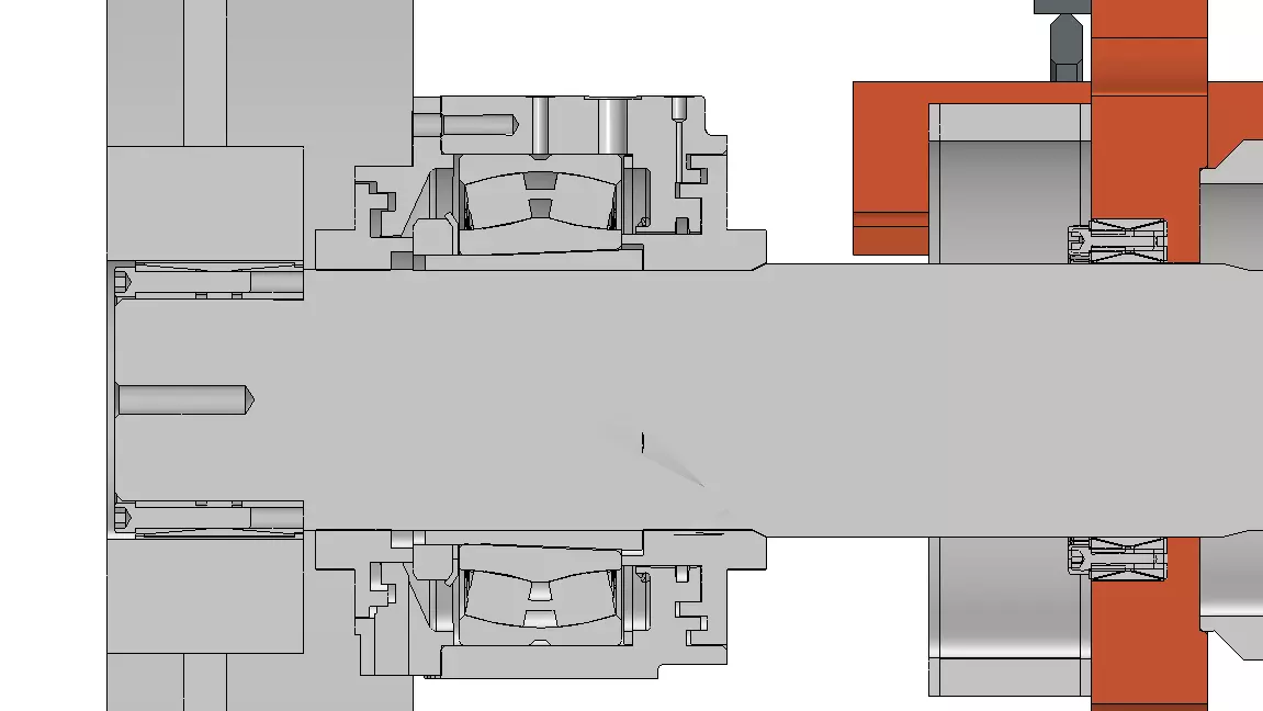 Rotor 1300 for impact crusher 3D model_6