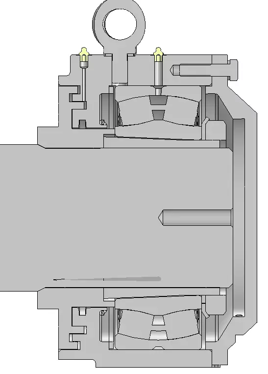 Rotor 1300 for impact crusher 3D model_7