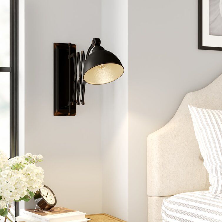 Orofino Iron Swing Arm Sconce 3D model_7