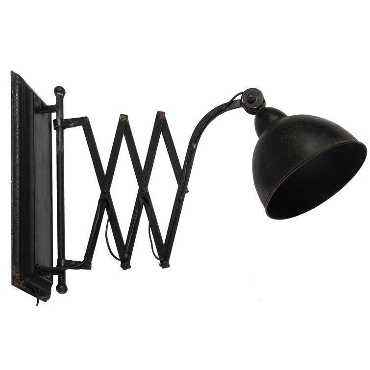 Orofino Iron Swing Arm Sconce 3D model_1