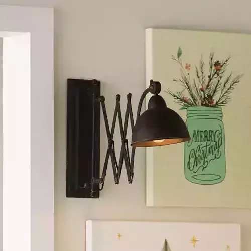 Orofino Iron Swing Arm Sconce