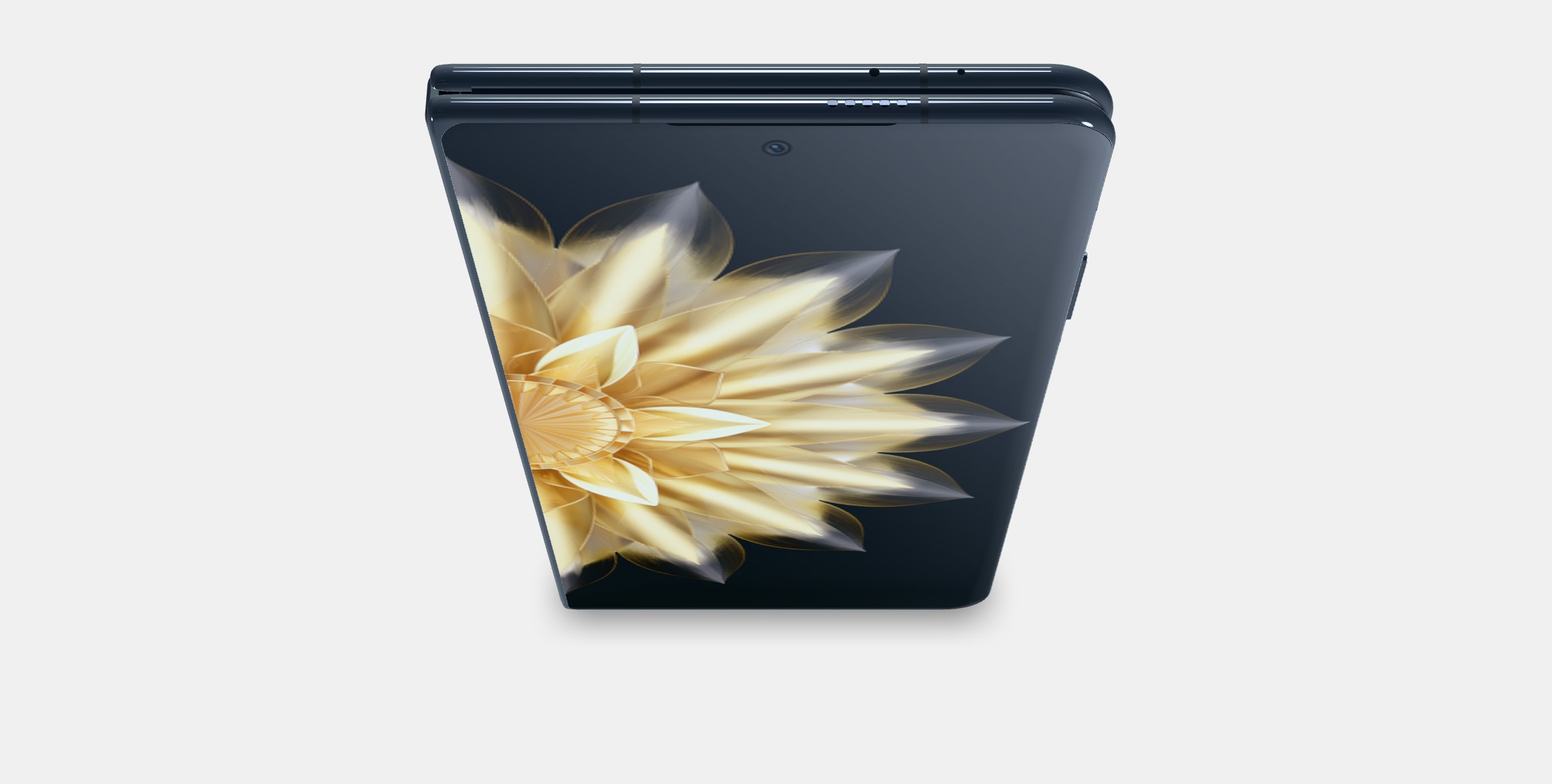 HONOR MagicV black Low-poly 3D model_2