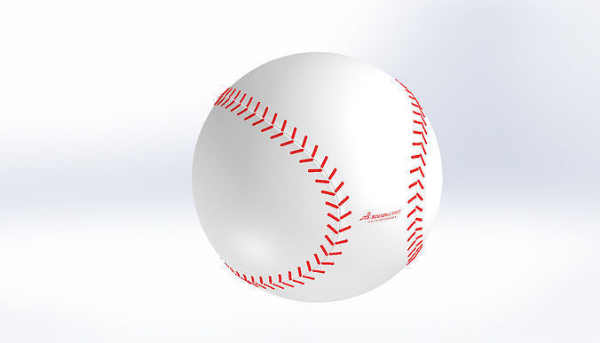 baseball ball 3D print model