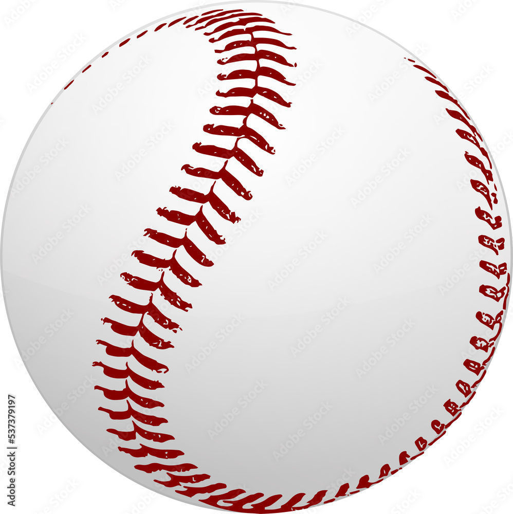 baseball ball 3D print model_1