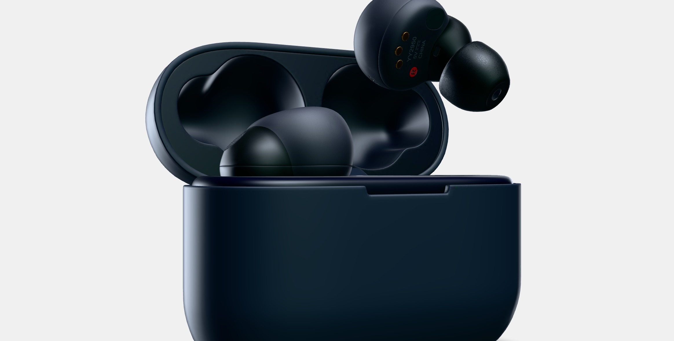 Sony True Wireless LinkBuds S Low-poly 3D model_8