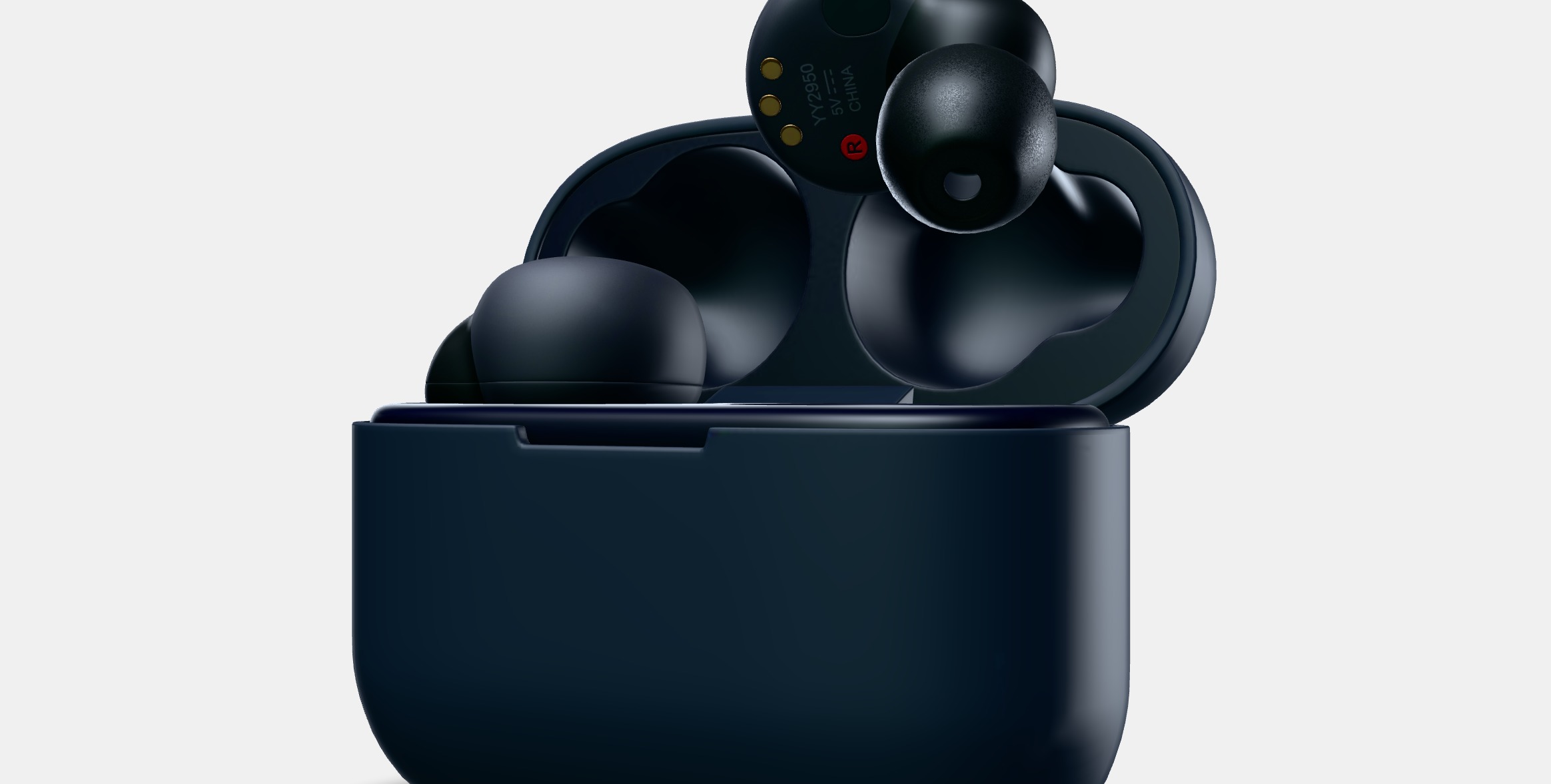 Sony True Wireless LinkBuds S Low-poly 3D model_14