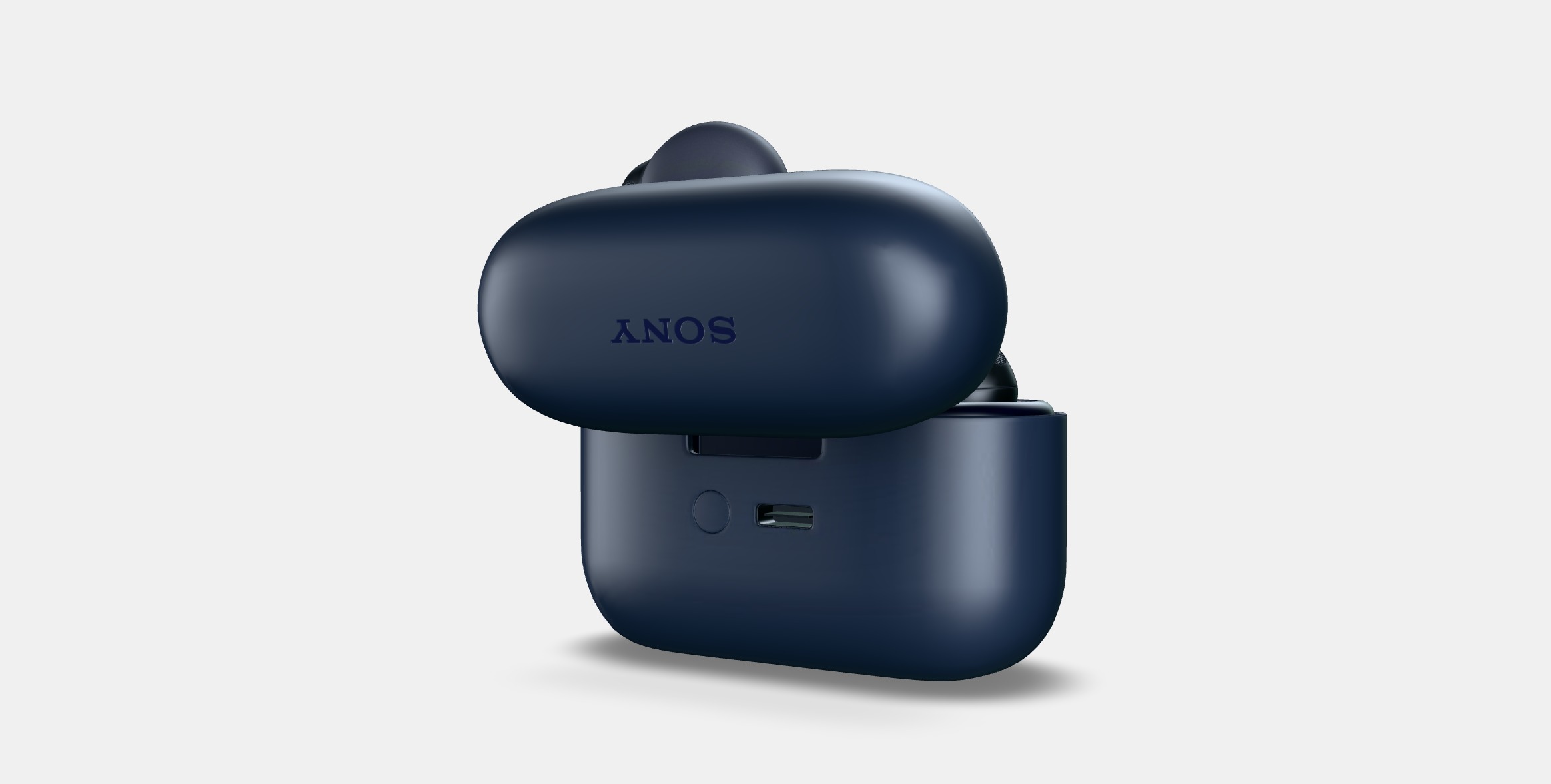 Sony True Wireless LinkBuds S Low-poly 3D model_6