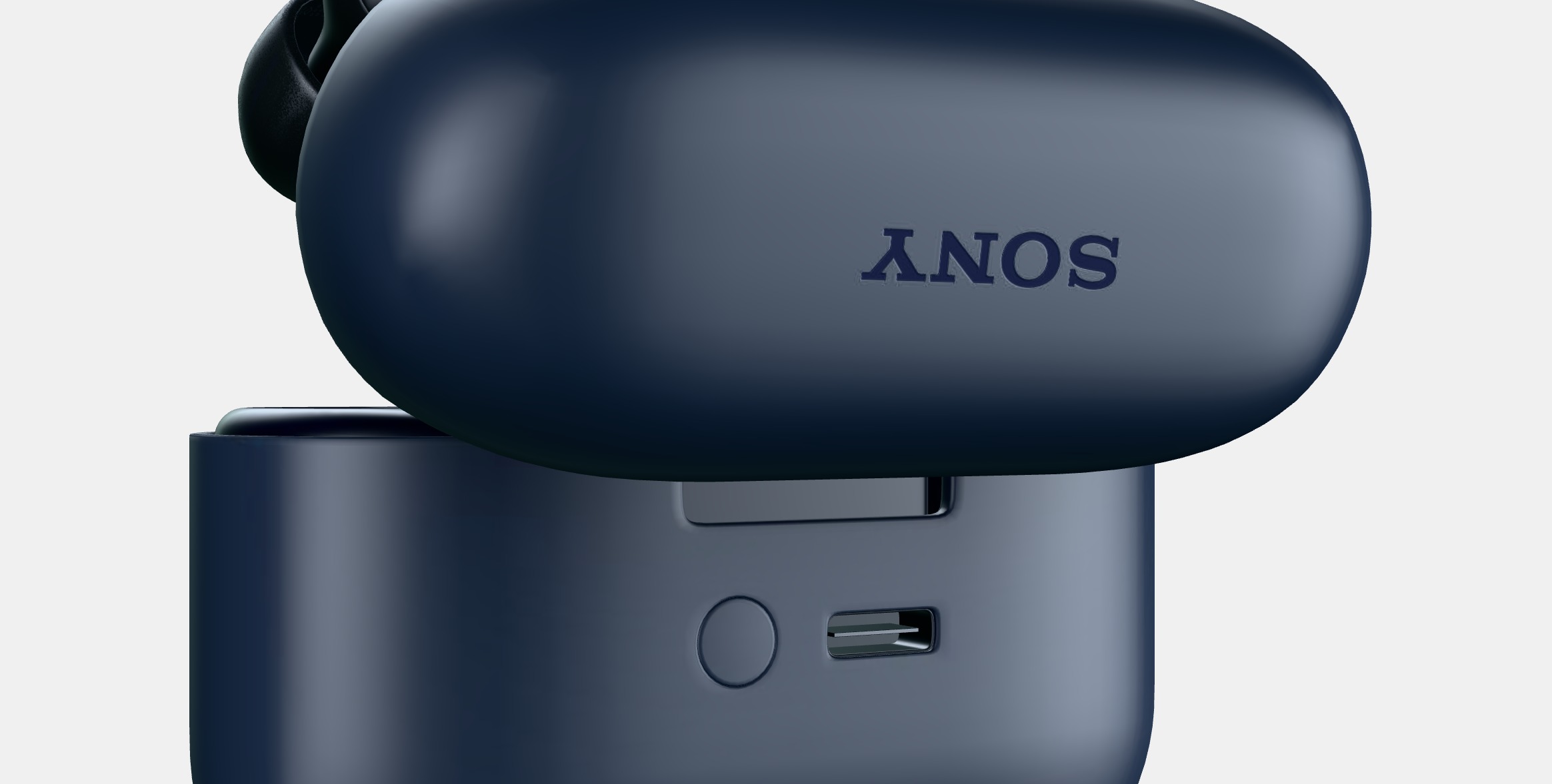 Sony True Wireless LinkBuds S Low-poly 3D model_3