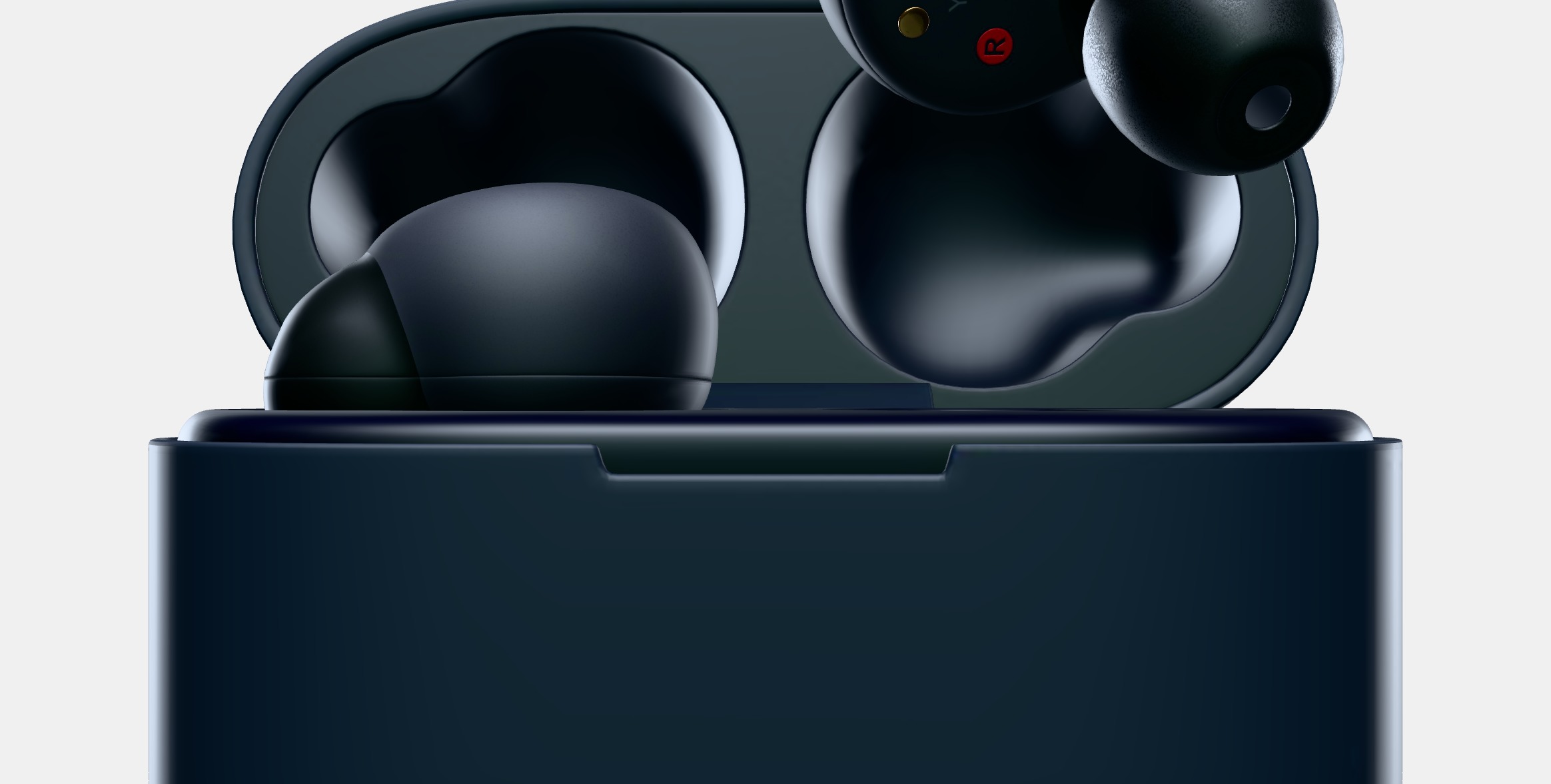 Sony True Wireless LinkBuds S Low-poly 3D model_11