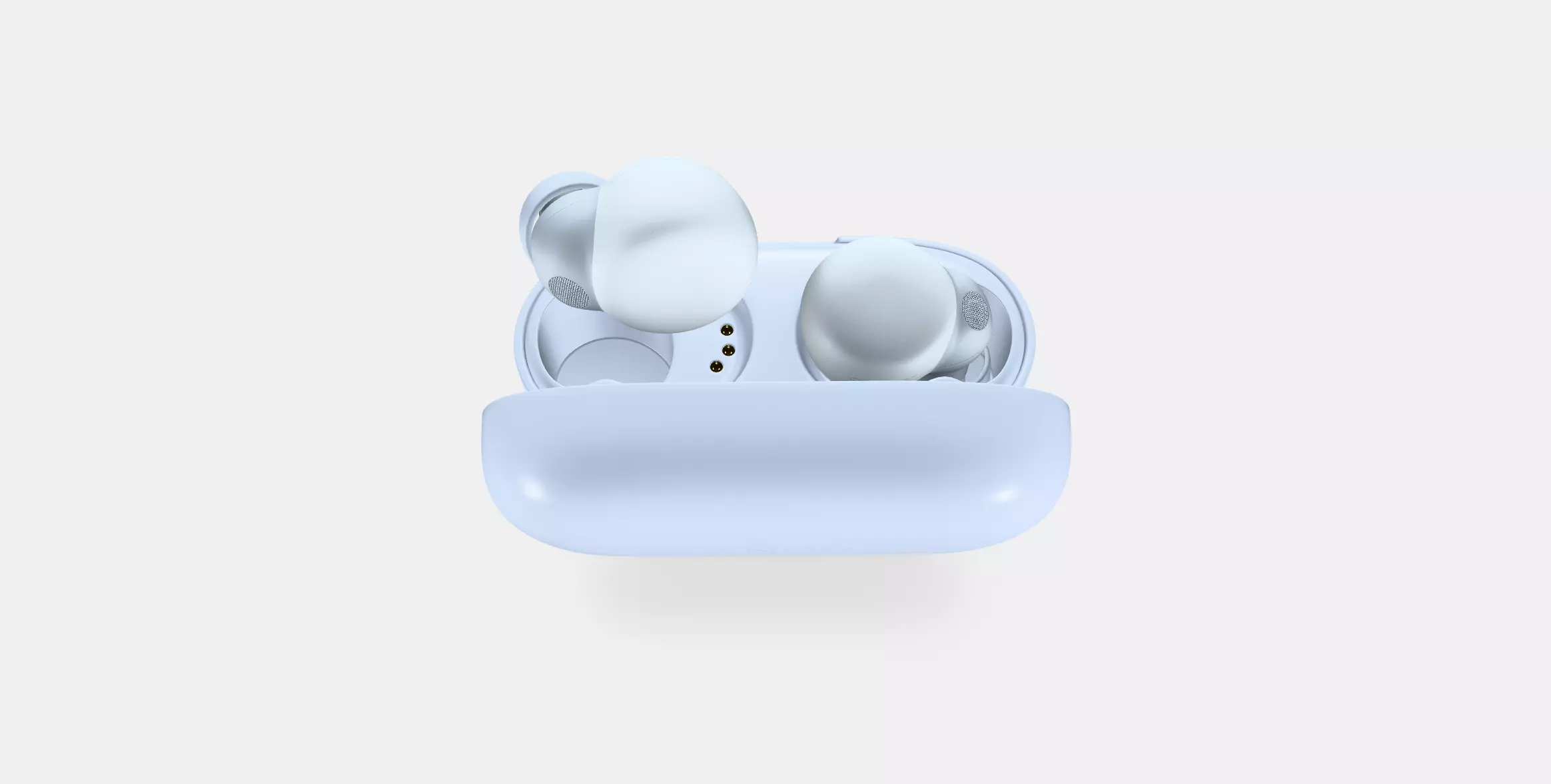 Sony True Wireless LinkBuds S White Low-poly 3D model