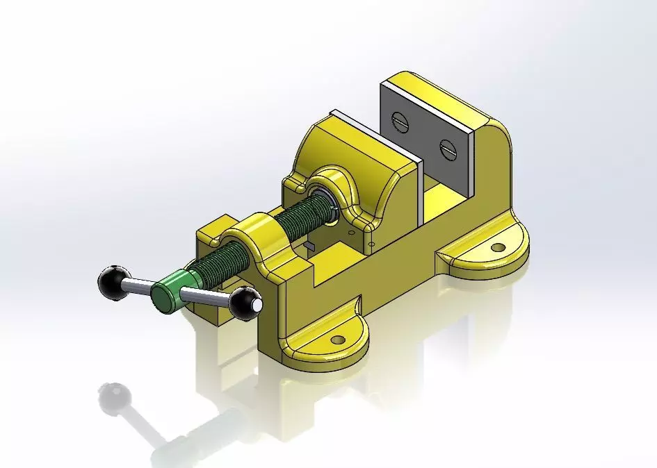 BENCH VICE BIG 3D print model